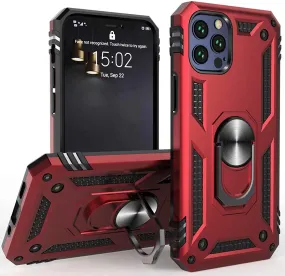 iPhone 12 Pro Max Case - Heavy-Duty, Ring Holder