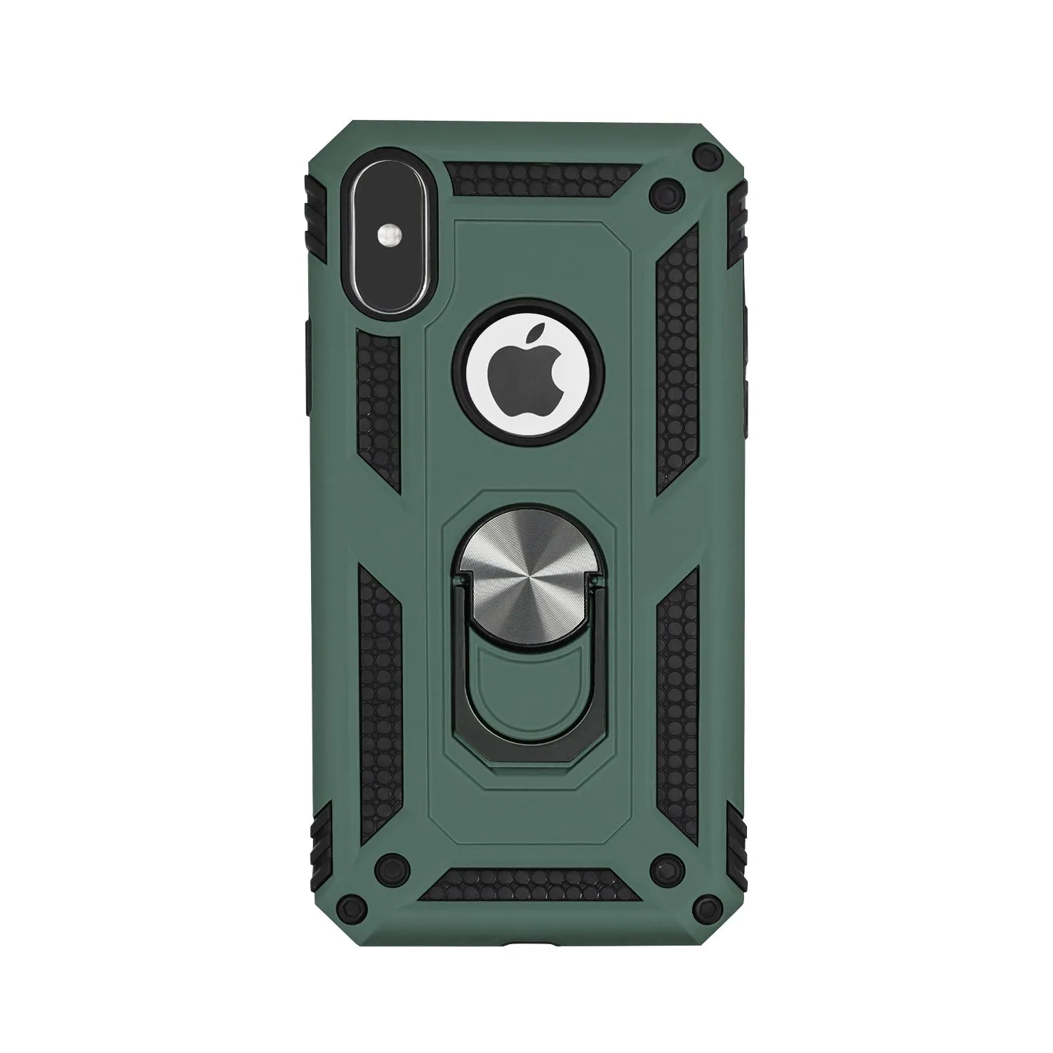 iPhone X /XS Case - Heavy-Duty, Ring Holder