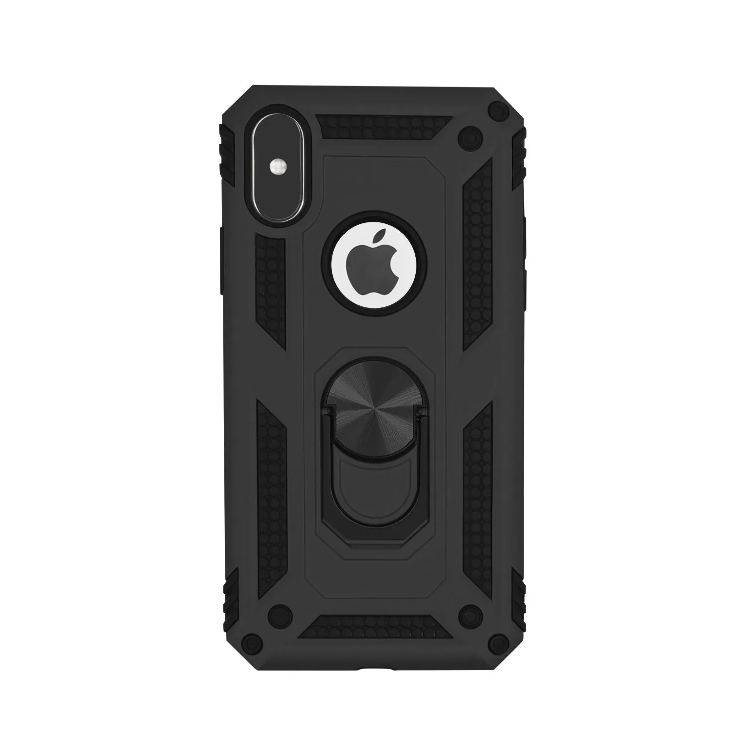 iPhone X /XS Case - Heavy-Duty, Ring Holder