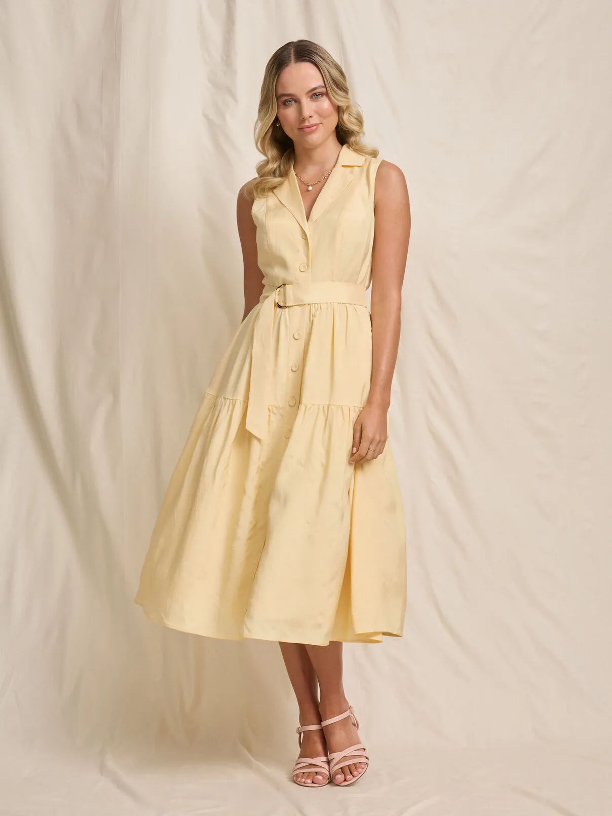 Lemon Sorbet Shirtdress - Lemon Sorbet