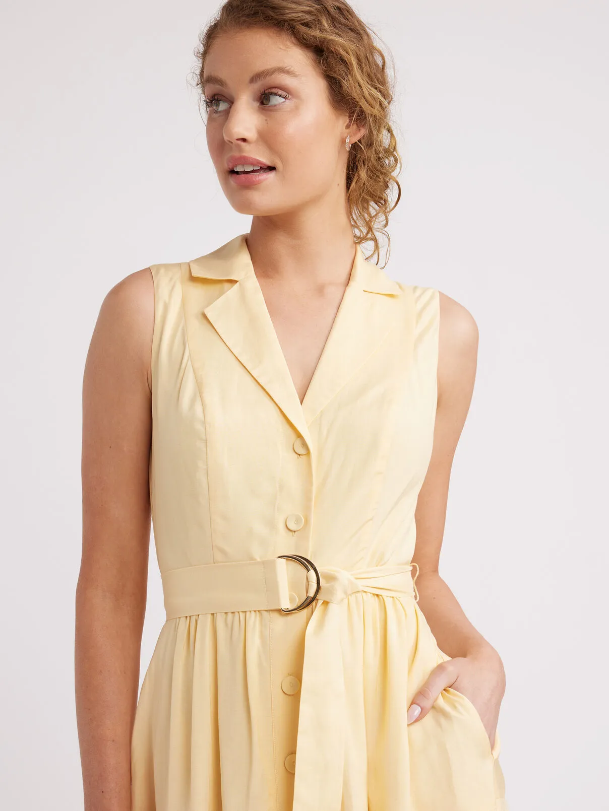 Lemon Sorbet Shirtdress - Lemon Sorbet