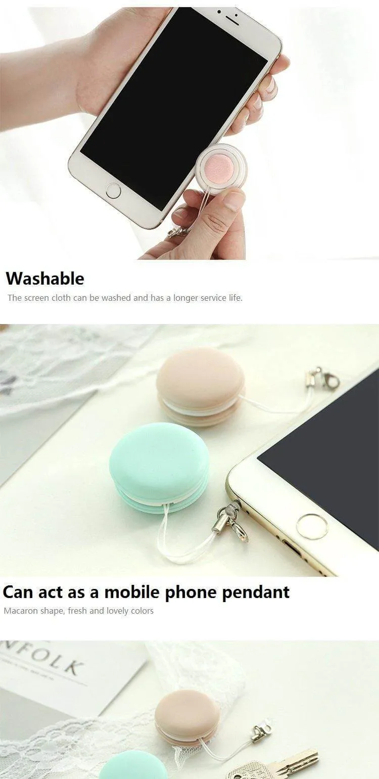 Macaron Shape Smartphone Screen Cleaning Tool