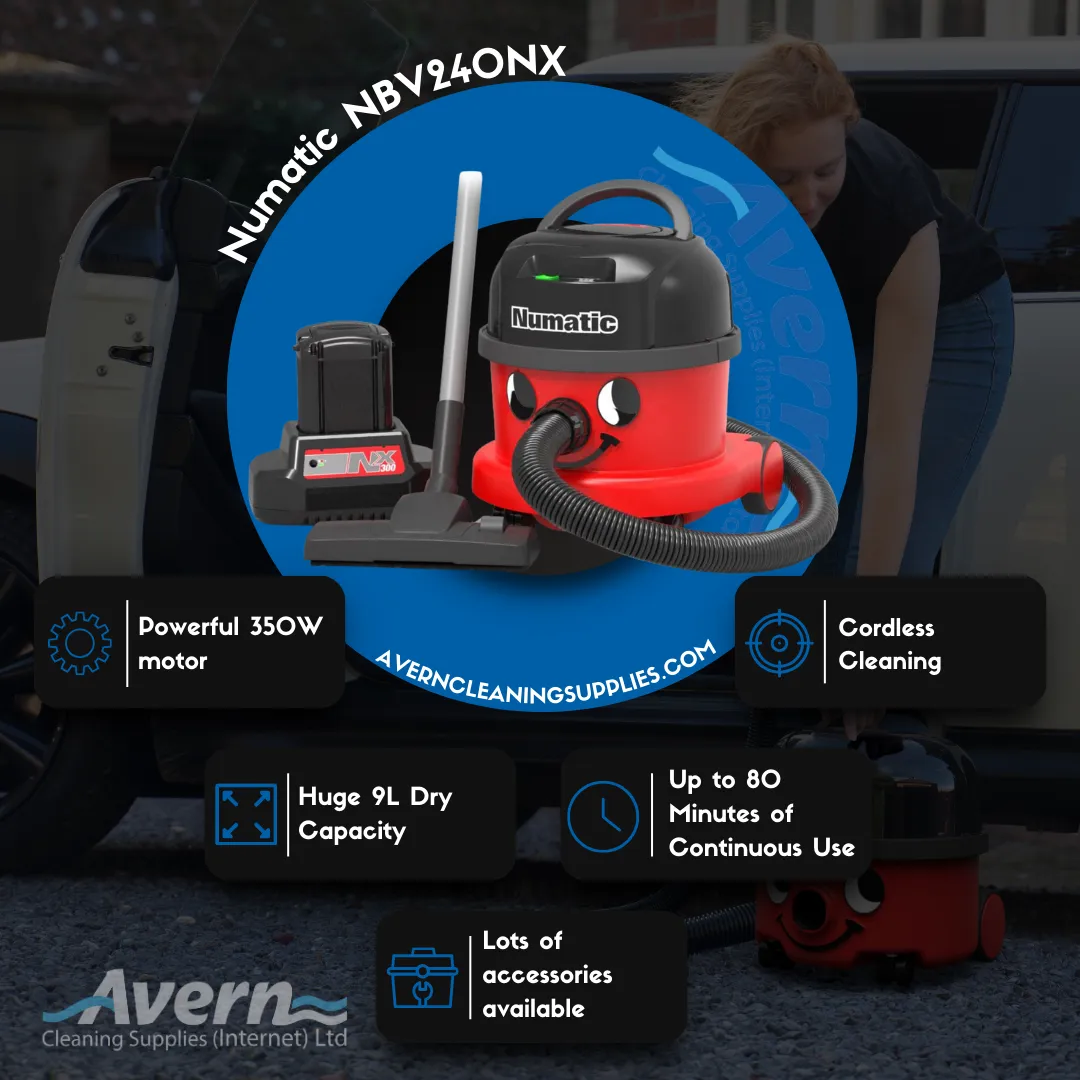 NBV190NX Battery Powered Henry Vacuum - Numatic