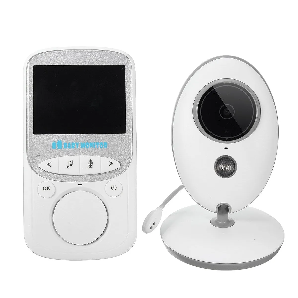 NEW  2.4'' 2.4G Digital Wireless Night Vision Baby Monitor LCD Audio Video Security Camera  2 Way Talk Temperature Monitor