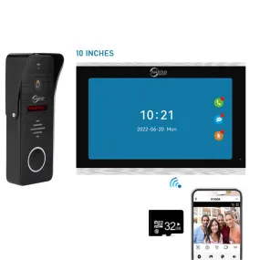 New Tuya 7/10 Inch Video Wifi Intercom Tuya Smart Home Wired video doorbell System 1080P 148°Doorbell Camera Full Touch Monitor