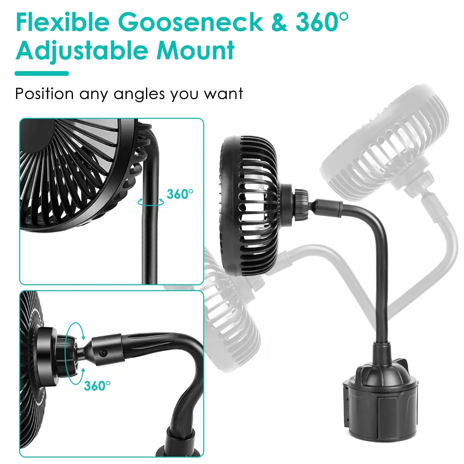 Portable Car Cooling Fan