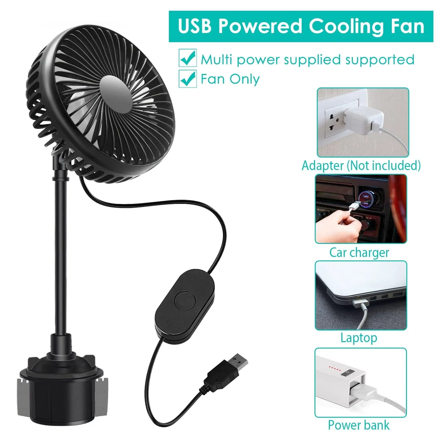 Portable Car Cooling Fan