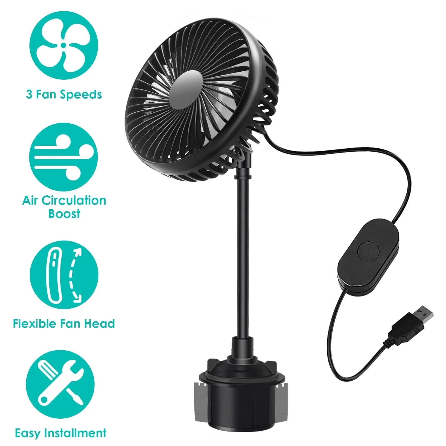 Portable Car Cooling Fan