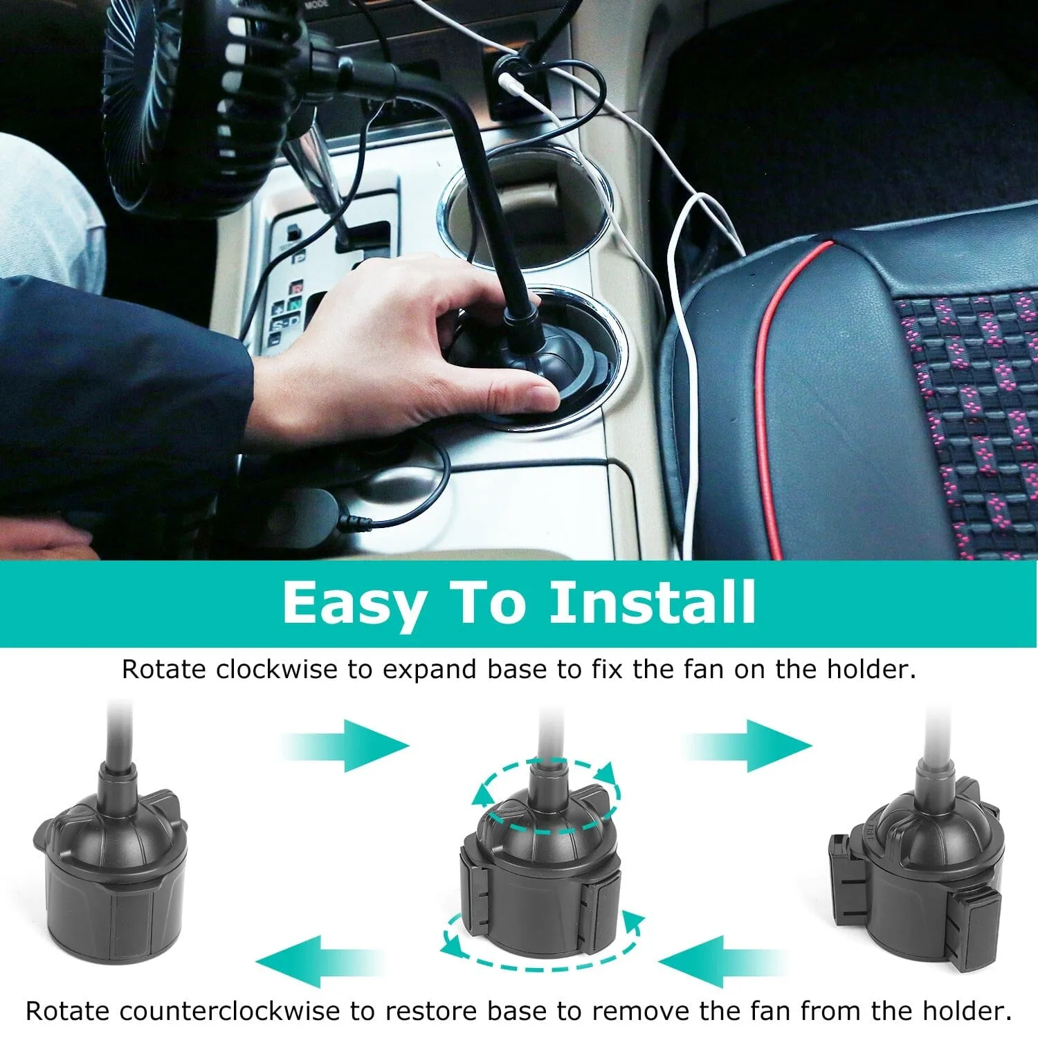 Portable Car Cooling Fan