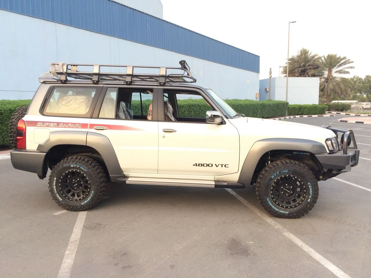 PRO PERFORMANCE - PATROL Y61 | ROOF RACK W/SPARE WHEEL HOLDER | STEEL