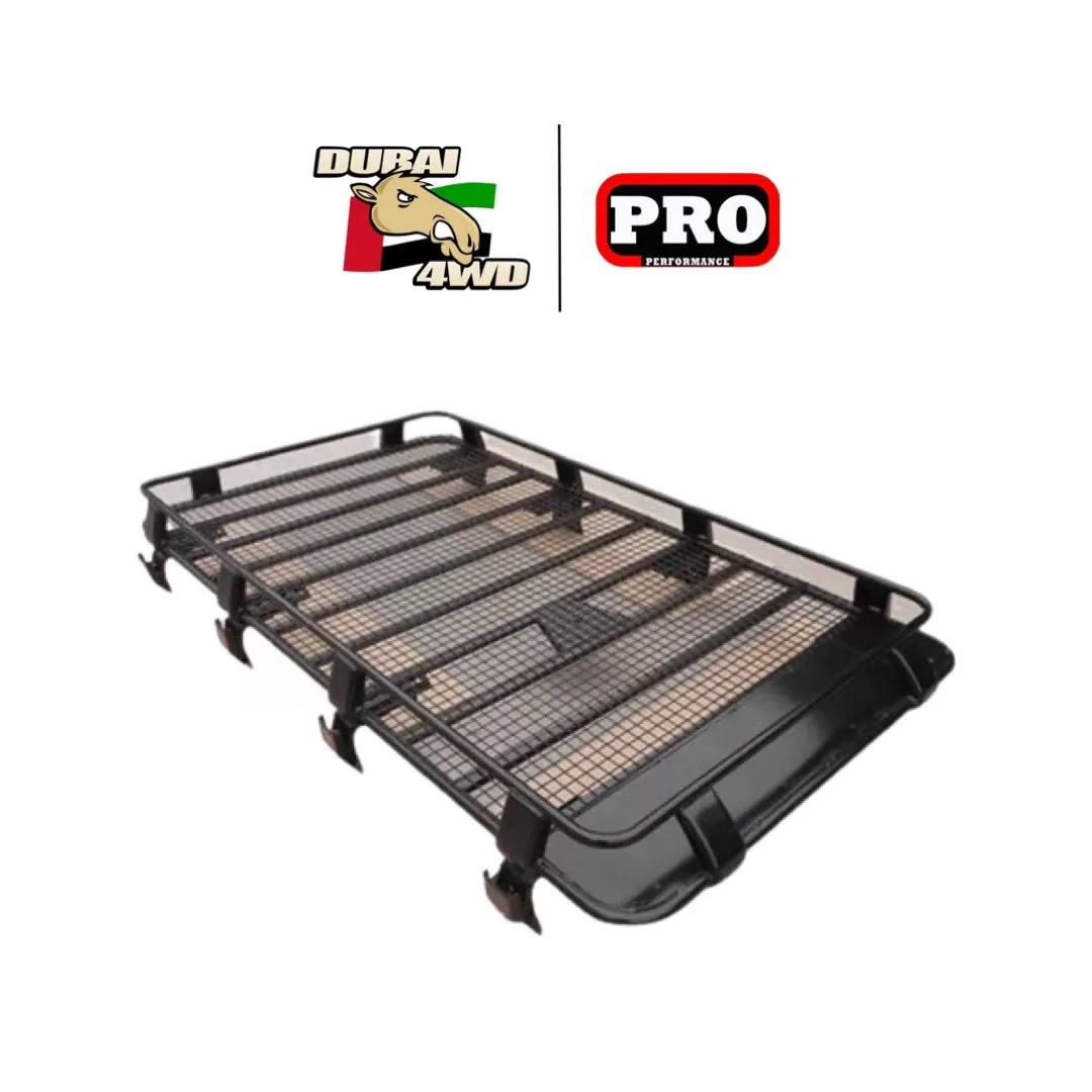 PRO PERFORMANCE - PATROL Y61 | ROOF RACK W/SPARE WHEEL HOLDER | STEEL