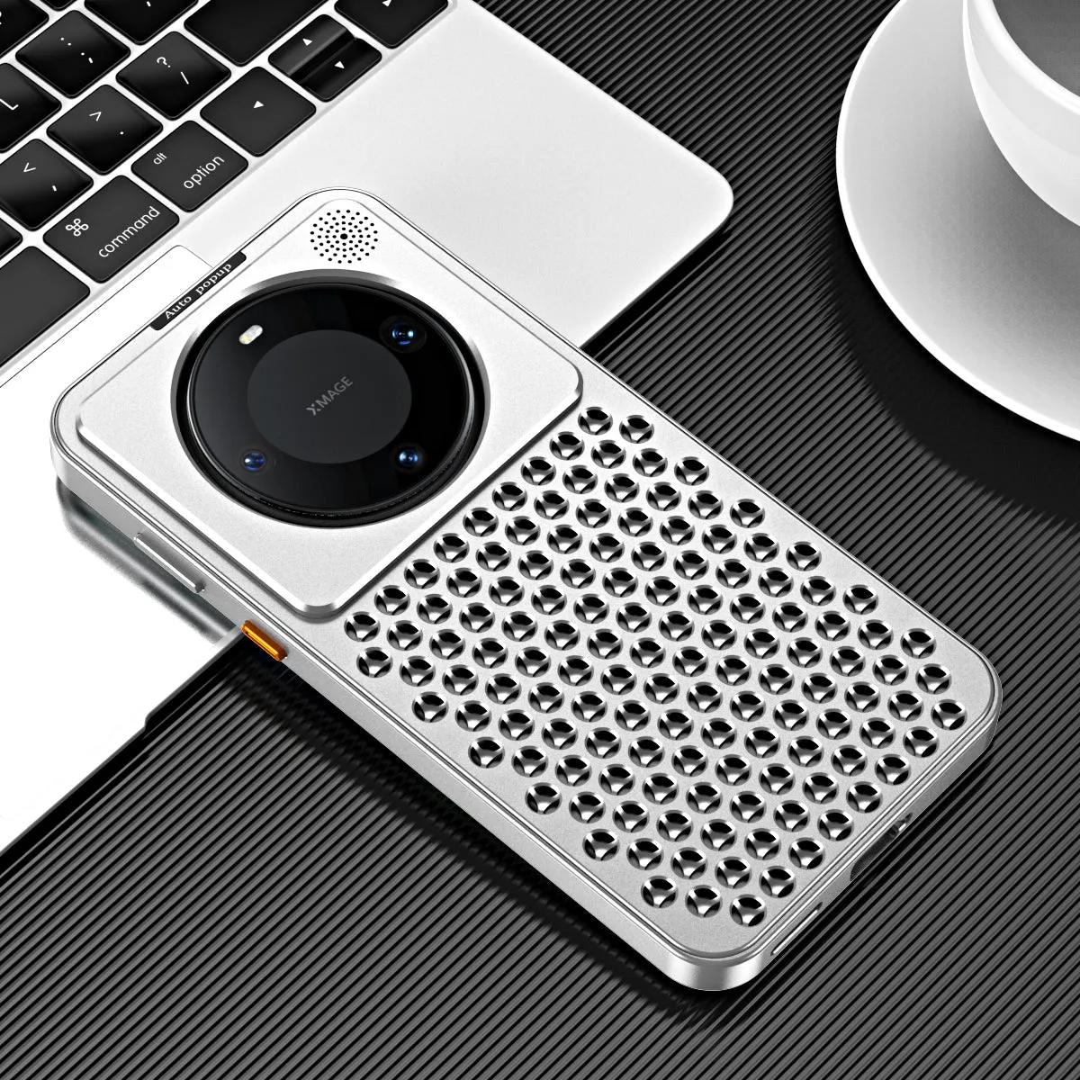 R-Just Aluminum Metal Heat Dissipation Aromatherapy Protective Case Cover