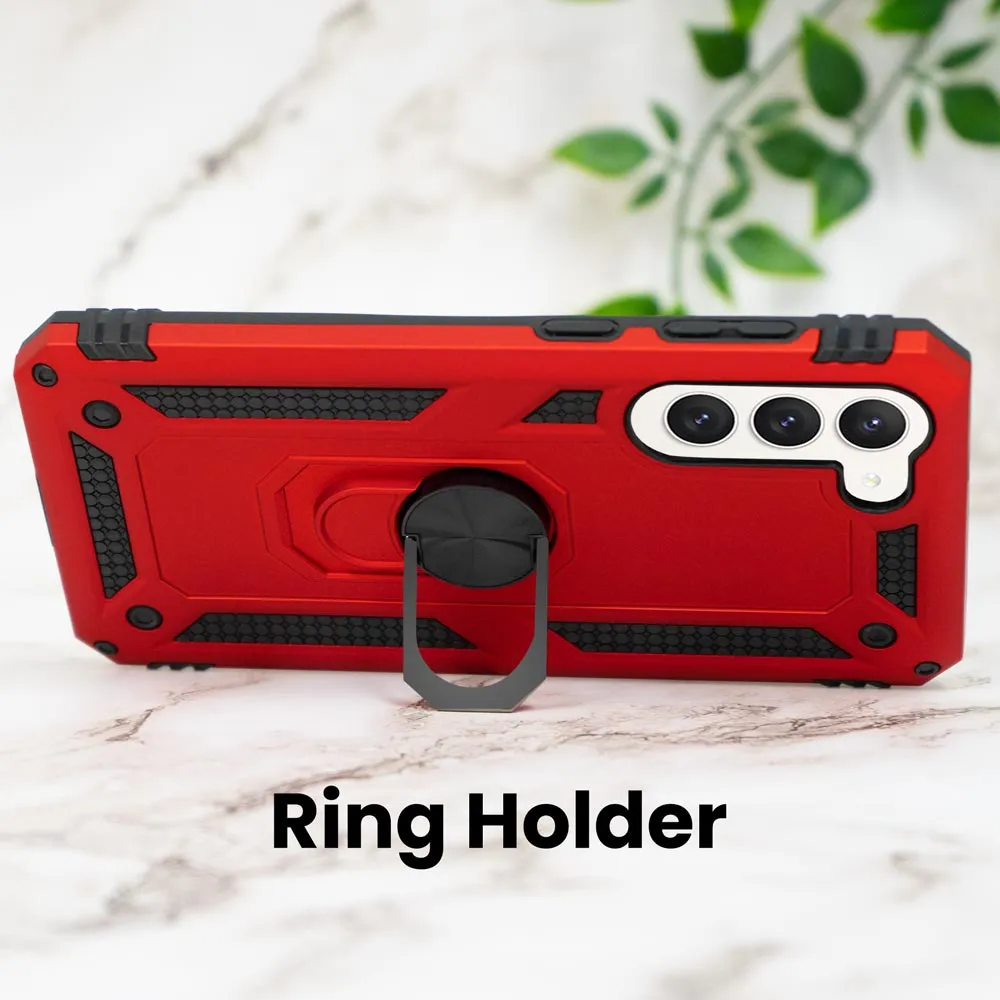 Samsung Galaxy S23  Case, Heavy-Duty and Ring Holder