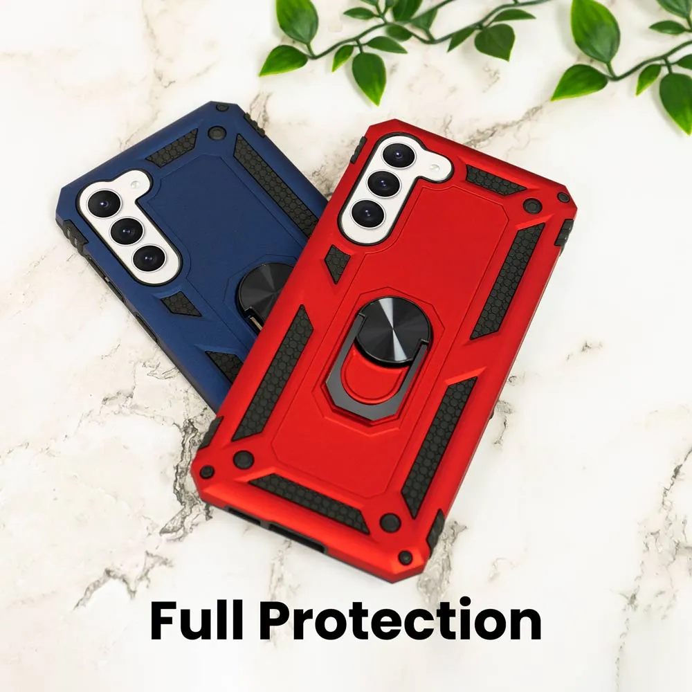 Samsung Galaxy S23  Case, Heavy-Duty and Ring Holder