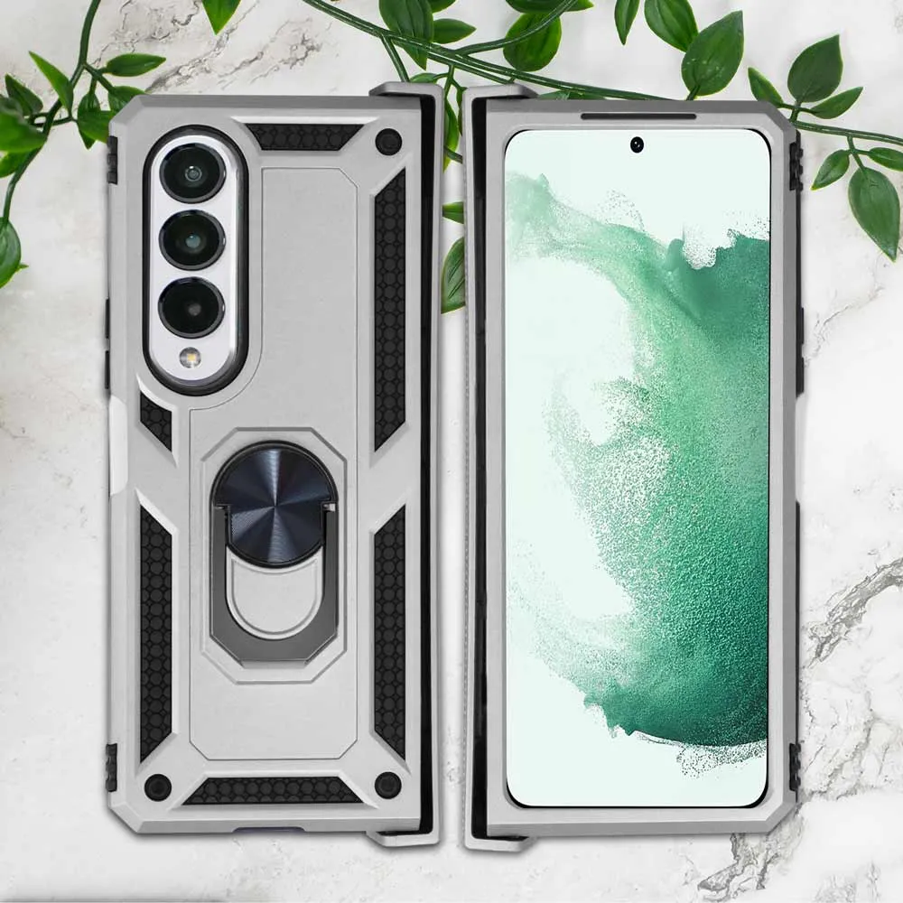 Samsung Galaxy Z Fold4 Case, Heavy-Duty and Ring Holder