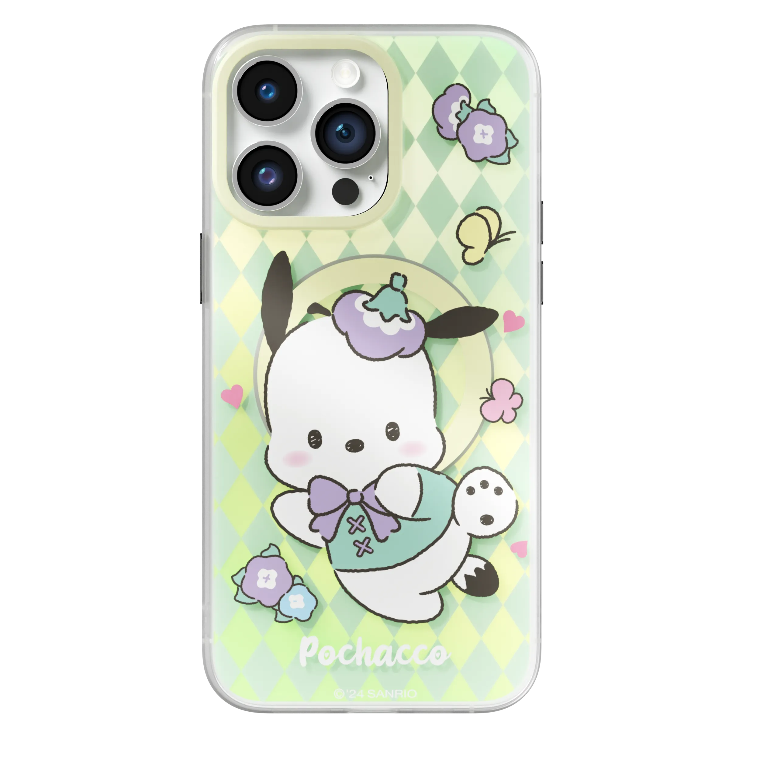 Sanrio Characters Flower Town MagSafe Anti-Scratch Shockproof Back Cover Case