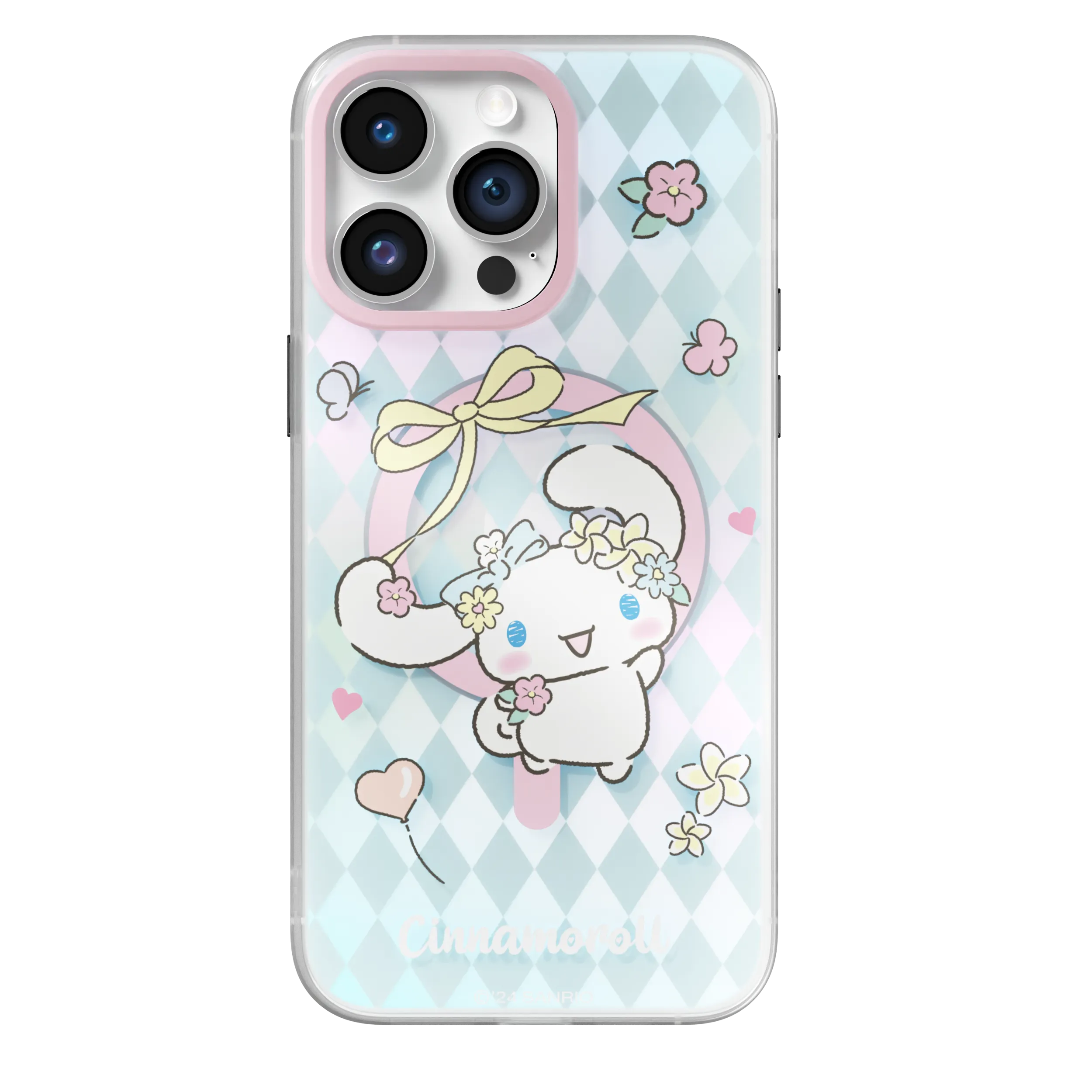 Sanrio Characters Flower Town MagSafe Anti-Scratch Shockproof Back Cover Case