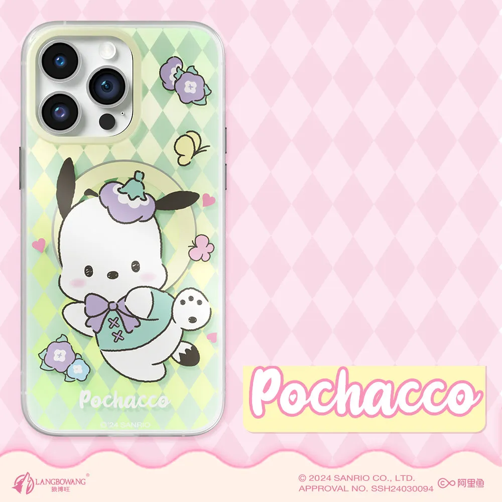 Sanrio Characters Flower Town MagSafe Anti-Scratch Shockproof Back Cover Case