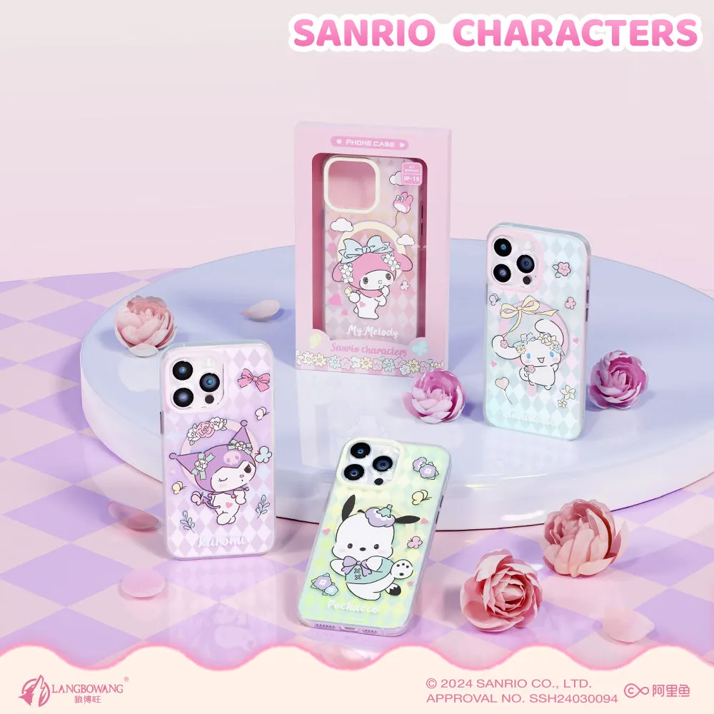 Sanrio Characters Flower Town MagSafe Anti-Scratch Shockproof Back Cover Case