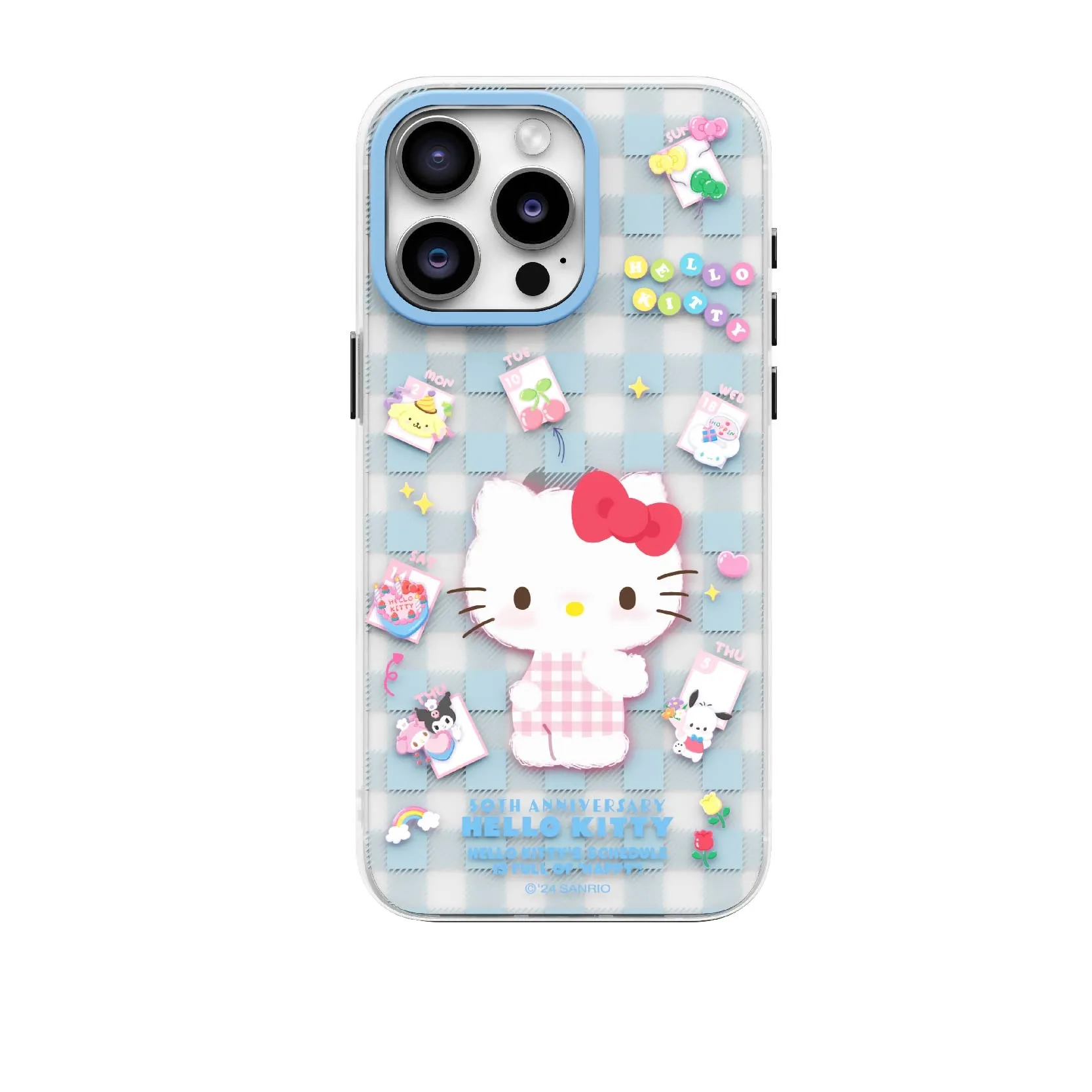 Sanrio Hello Kitty 50th Anniversary Datebook Anti-Scratch Shockproof Back Cover Case