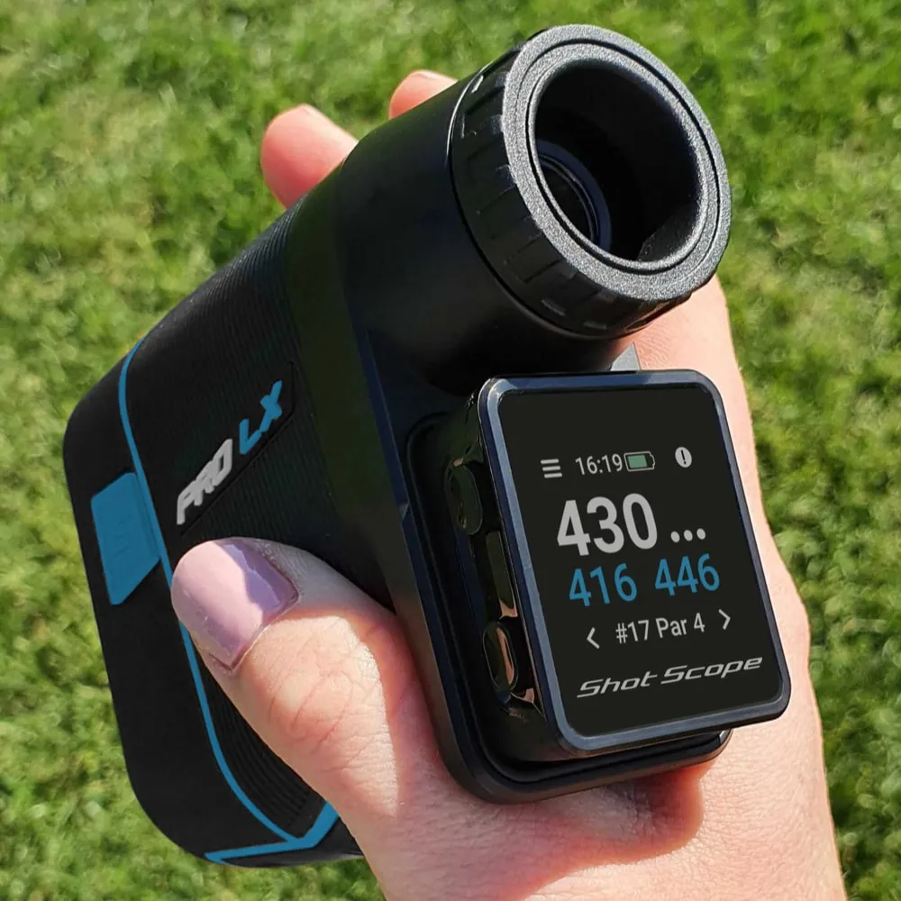 Shot Scope PRO LX  (2nd Gen) Laser Rangefinder with GPS Distances and Performance Tracking