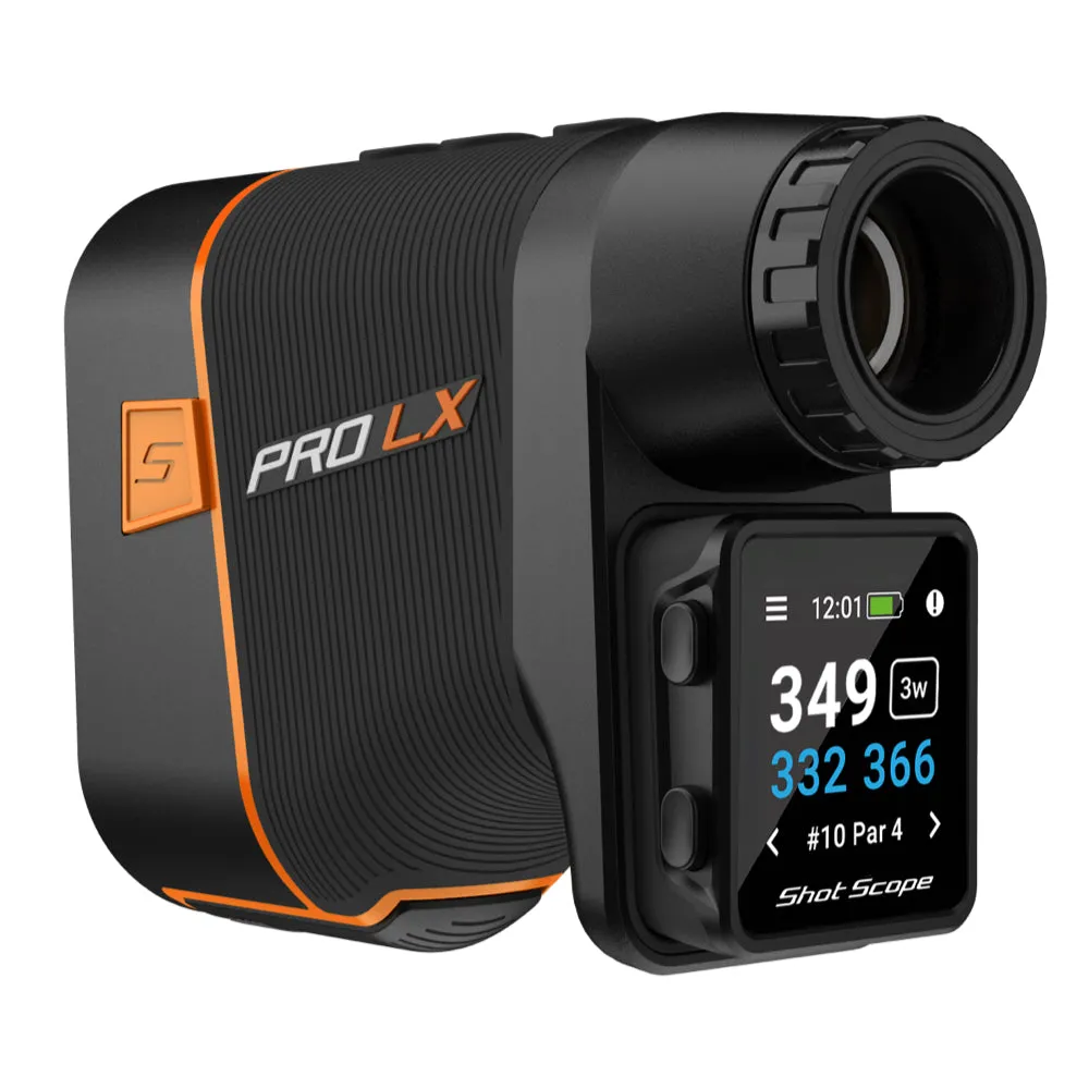 Shot Scope PRO LX  (2nd Gen) Laser Rangefinder with GPS Distances and Performance Tracking