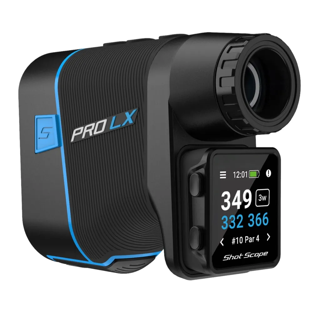 Shot Scope PRO LX  (2nd Gen) Laser Rangefinder with GPS Distances and Performance Tracking