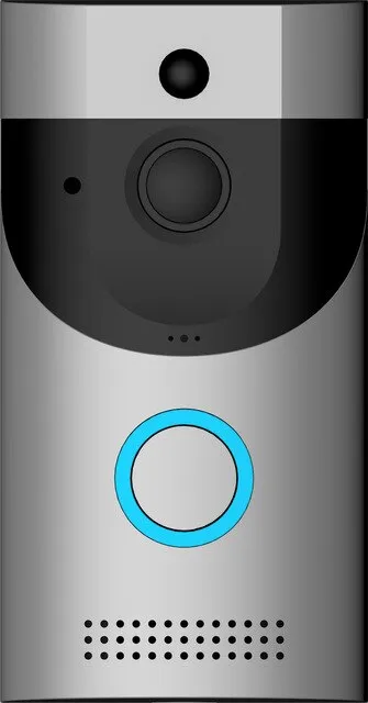 Smart HomeTuya Video Doorbell Wireless IP65 Waterproof 720P HD with Real-time Video, Two-Way Audio and PIR Motion Detection