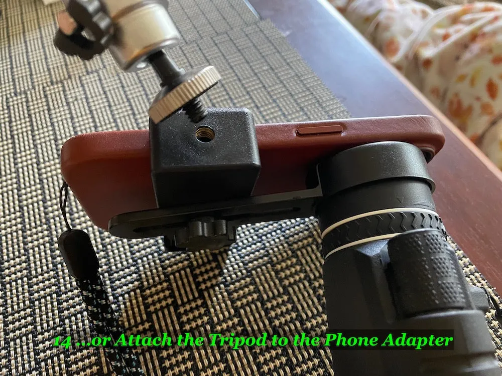 Telephoto Lens with Tripod for Smartphone