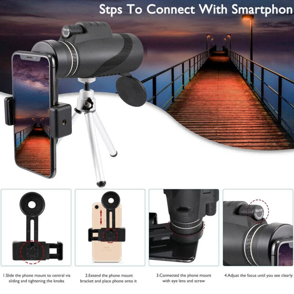 Telephoto Lens with Tripod for Smartphone