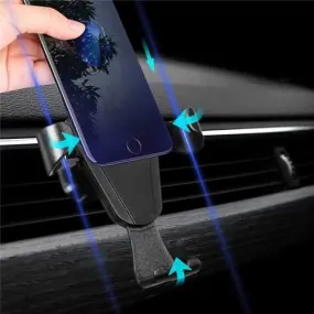 Universal Gravity Car Air Vent Holder Outlet Phone Mount Bracket for Samsung iPhone X iPhone 8 Xiaomi