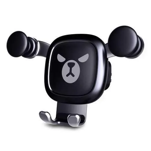 Universal Gravity Linkage Auto Lock Car Air Vent Holder Stand for iPhone Xiaomi Mobile Phone