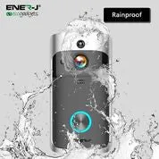 Video Doorbell Wireless Waterproof with Two Way Audio, PIR Motion Sensor Notification, Wide Angle, Night Vision, Alexa & Google Home Wi-Fi App Controller, Batteries Not Included