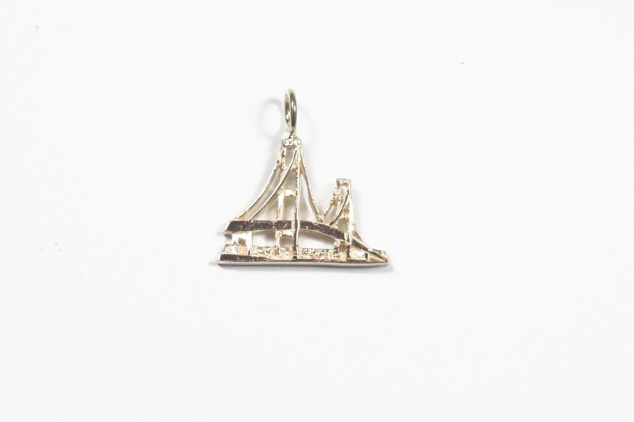 Yellow Gold Mackinac Bridge Pendant