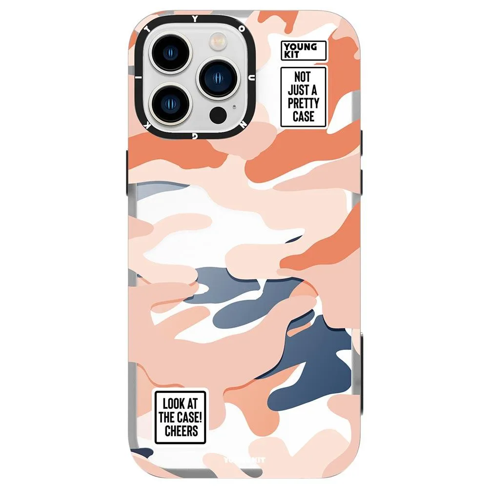 YOUNGKIT Camouflage Slim Thin Matte Anti-Scratch Back Shockproof Cover Case