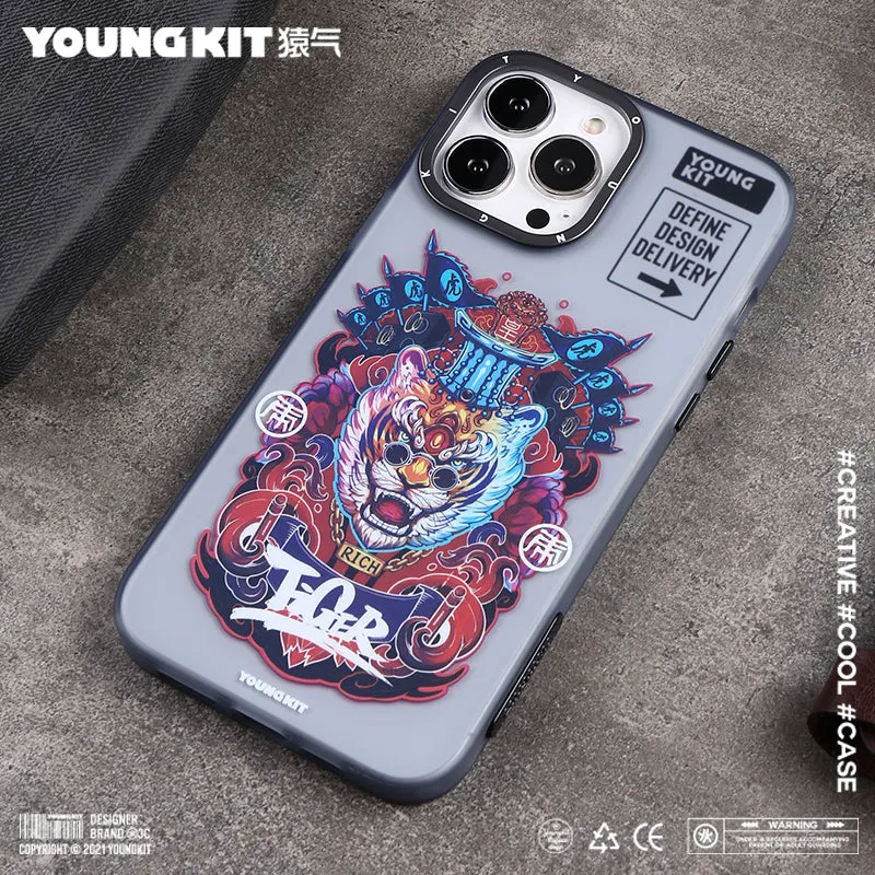 YOUNGKIT Tiger Slim Thin Matte Anti-Scratch Back Shockproof Cover Case