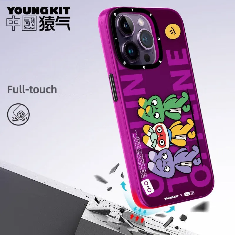 YOUNGKIT X Offline to Offline (OTO) Slim Thin Matte Anti-Scratch Back Shockproof Cover Case