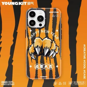 YOUNGKIT Year of the Tiger Slim Thin Matte Anti-Scratch Back Shockproof Cover Case