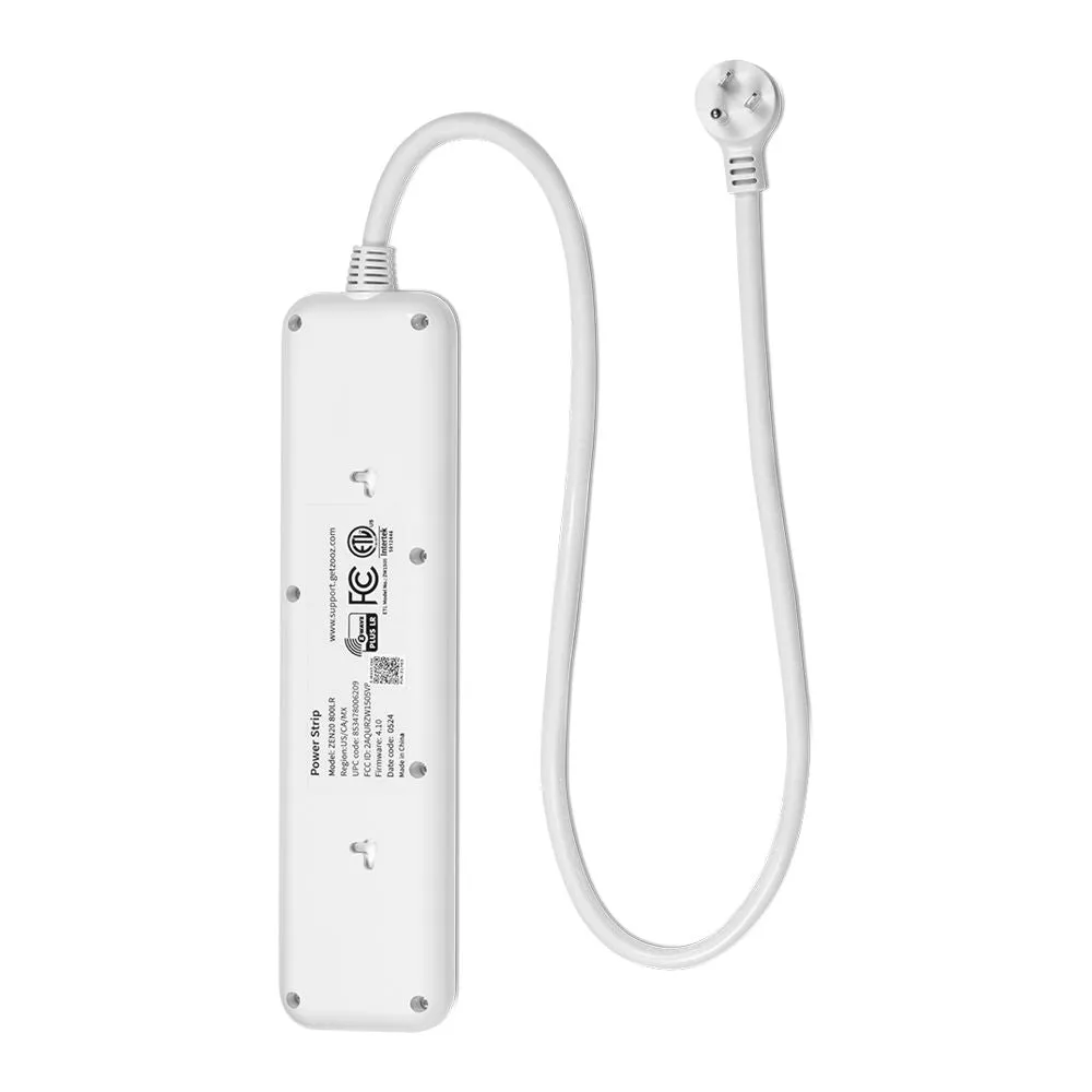 Zooz 800 Series Z-Wave Long Range Power Strip ZEN20 800LR